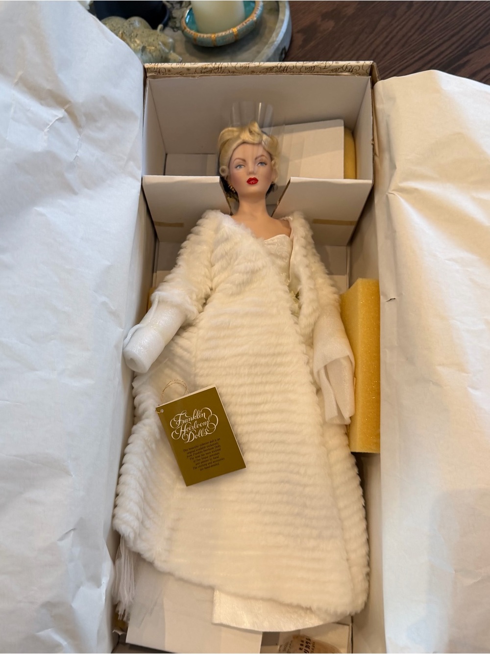 Franklin Mint – Marilyn Monroe ‘All About Eve’ Inspired – New in Original Box!